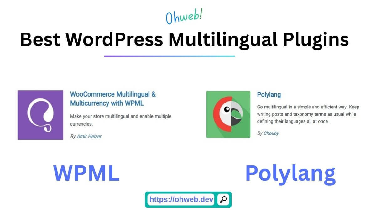 Ohweb Multilingual Plugins