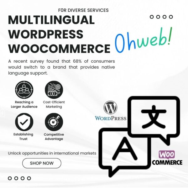 Ohweb Multilingual WordPress & WooCommerce site