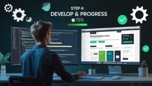 Step-4-of-WordPress-website-development-process-Develop-Test