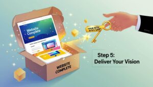 Step-5-of-WordPress-website-development-process-Deliver-Your-Vision